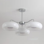 Tetra Lustre Plafonnier Chrome Élégant 3 Ampoules - Neutralighting