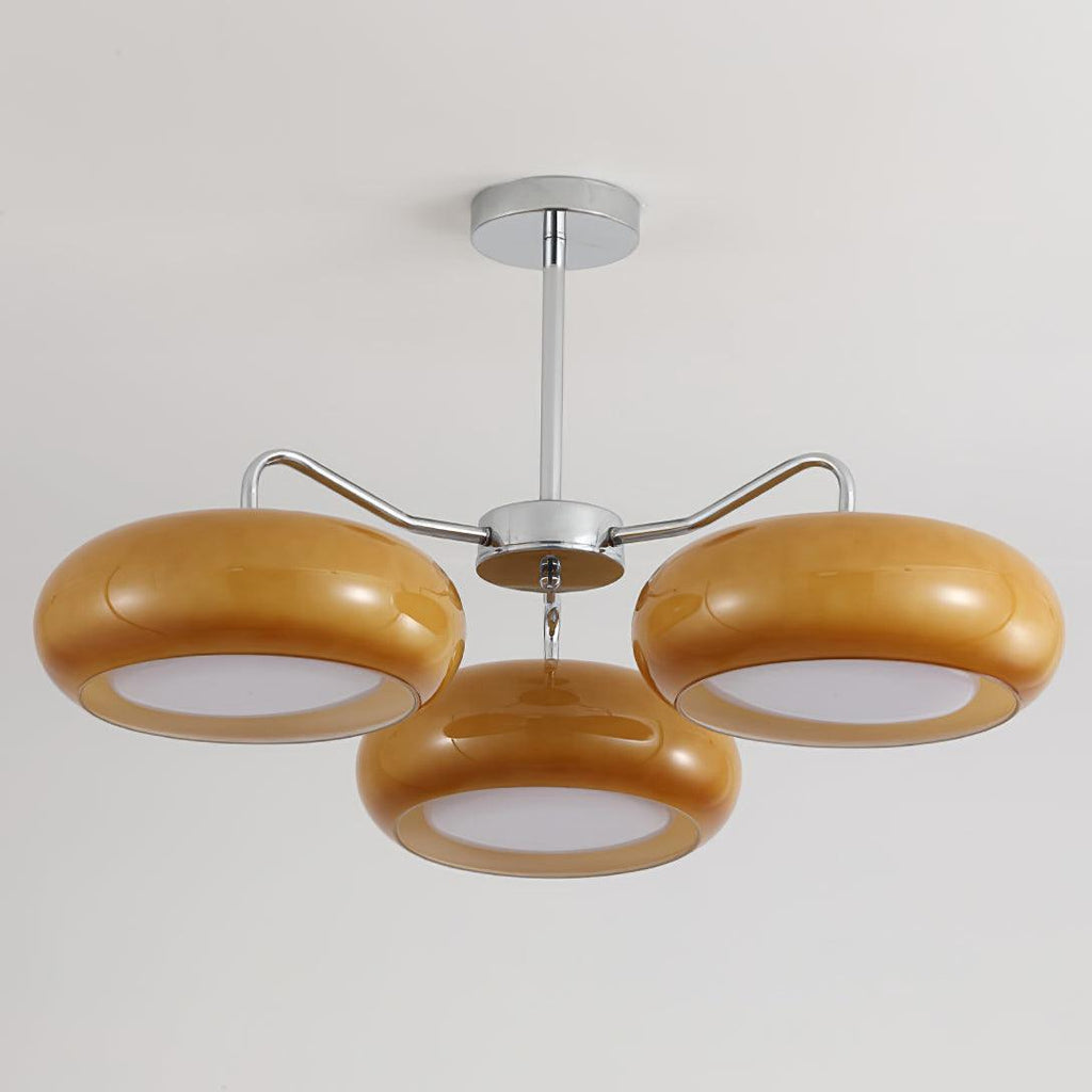 Tetra Plafonnier Triple Globe Rétro Moderne Salon - Neutralighting