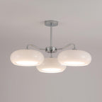 Tetra Lustre Plafonnier Chrome Élégant 3 Ampoules - Neutralighting