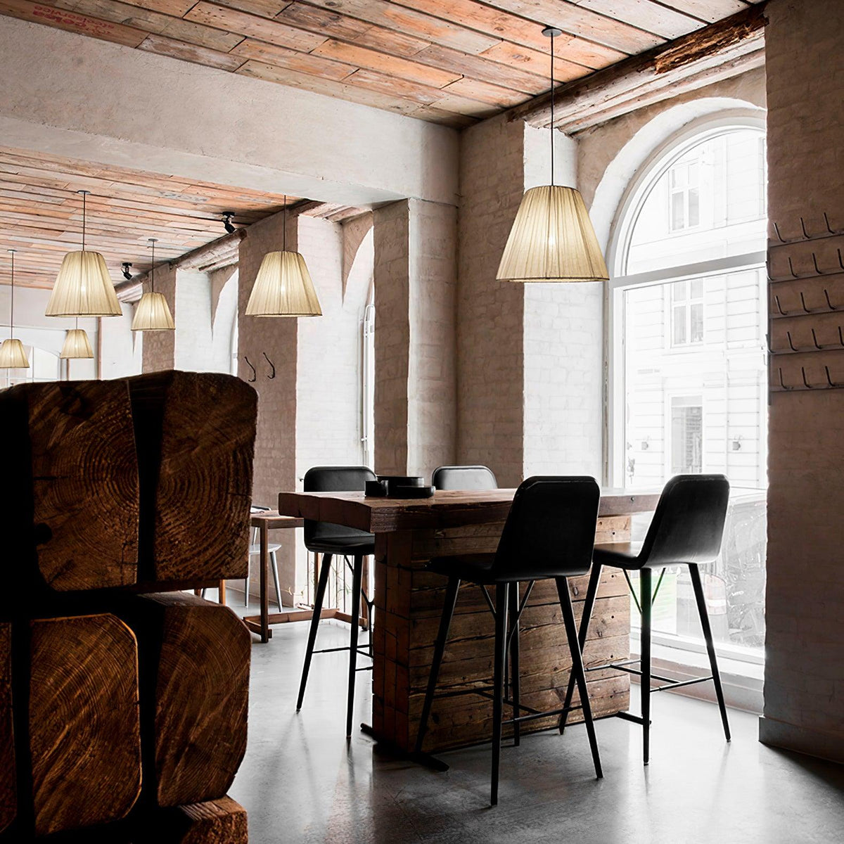 Solarant Fabric Retro Pendant Lamp - Neutralighting
