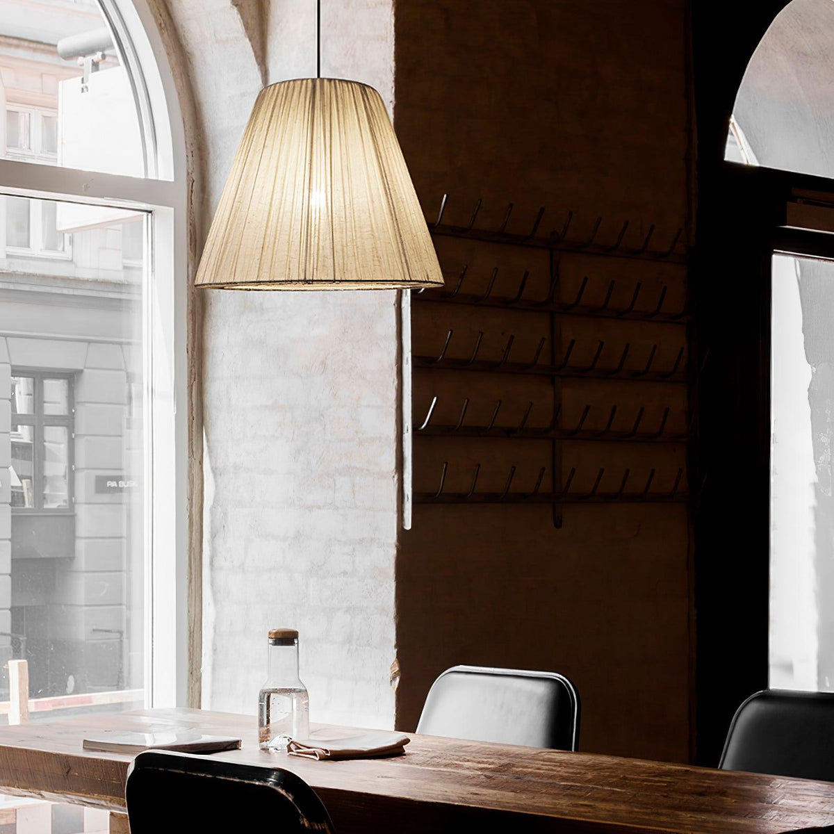 Solarant Fabric Retro Pendant Lamp - Neutralighting
