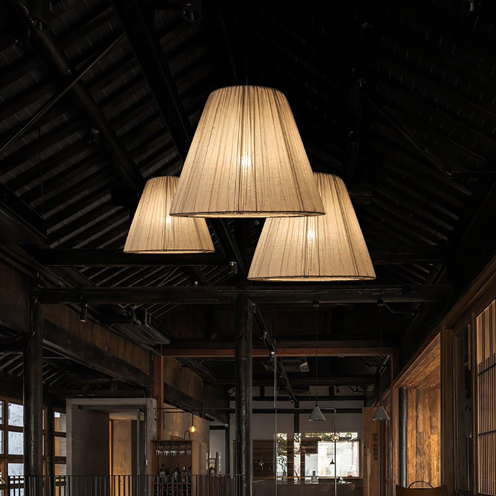 Solarant Fabric Retro Pendant Lamp - Neutralighting