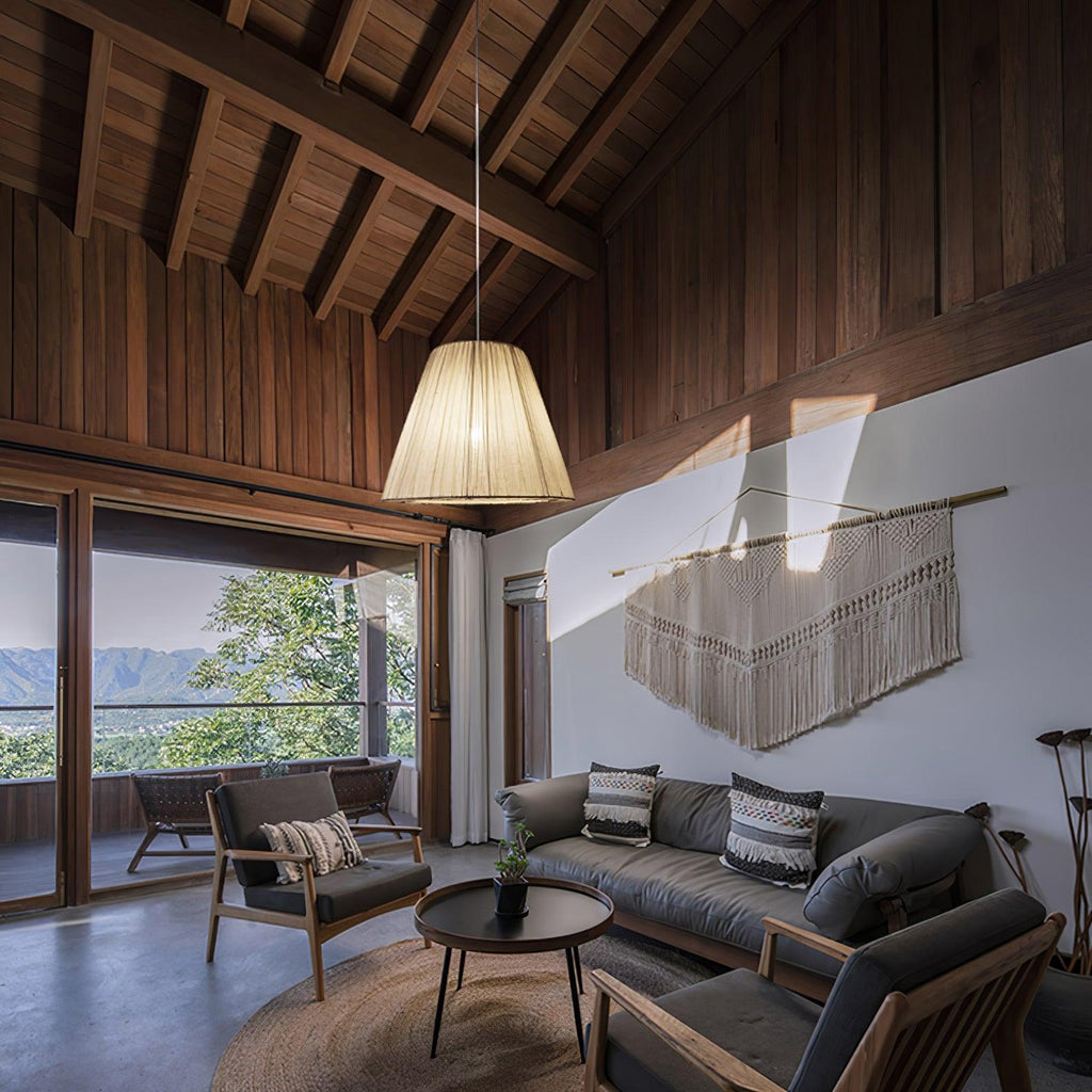 Solarant Fabric Retro Pendant Lamp - Neutralighting