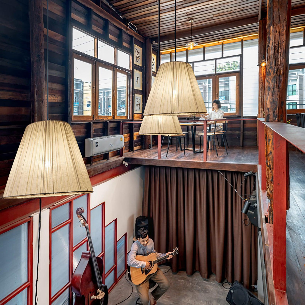 Solarant Fabric Retro Pendant Lamp - Neutralighting