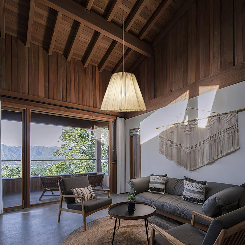 Solarant Fabric Retro Pendant Lamp - Neutralighting