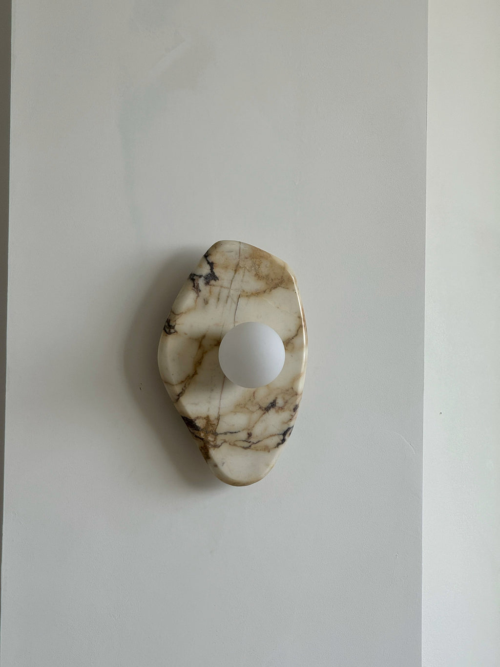 Mylirira Moderne Minimaliste Marbre Verre Applique Murale - Neutralighting