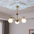 Usilia Chandelier Verre Bois Vintage Élégance - Neutralighting