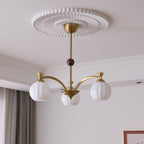 Usilia Chandelier Verre Bois Vintage Élégance - Neutralighting