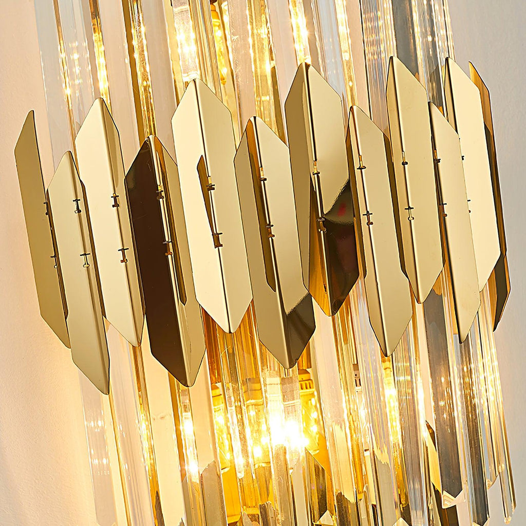 Abrahamson Nordic Art Trois Couches Cristal Luminaire Mural - Neutralighting
