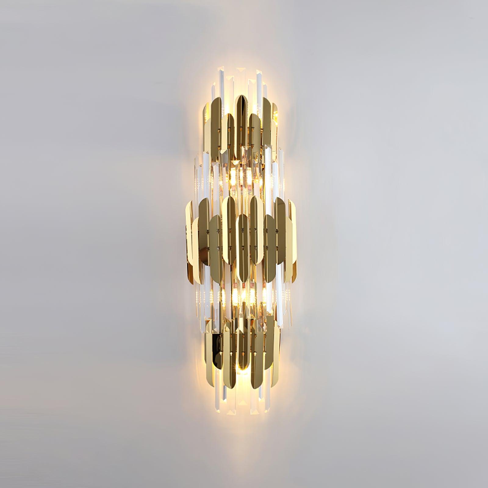 Abrahamson Nordic Art Trois Couches Cristal Luminaire Mural - Neutralighting