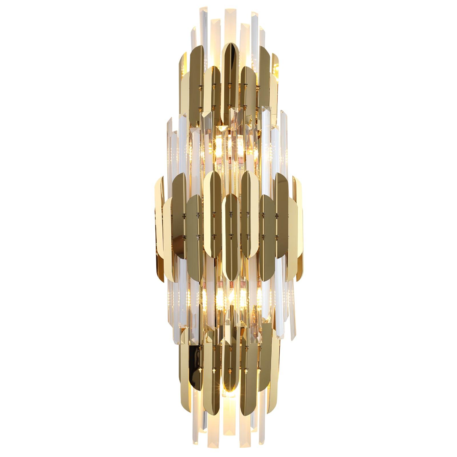 Abrahamson Nordic Art Trois Couches Cristal Luminaire Mural - Neutralighting