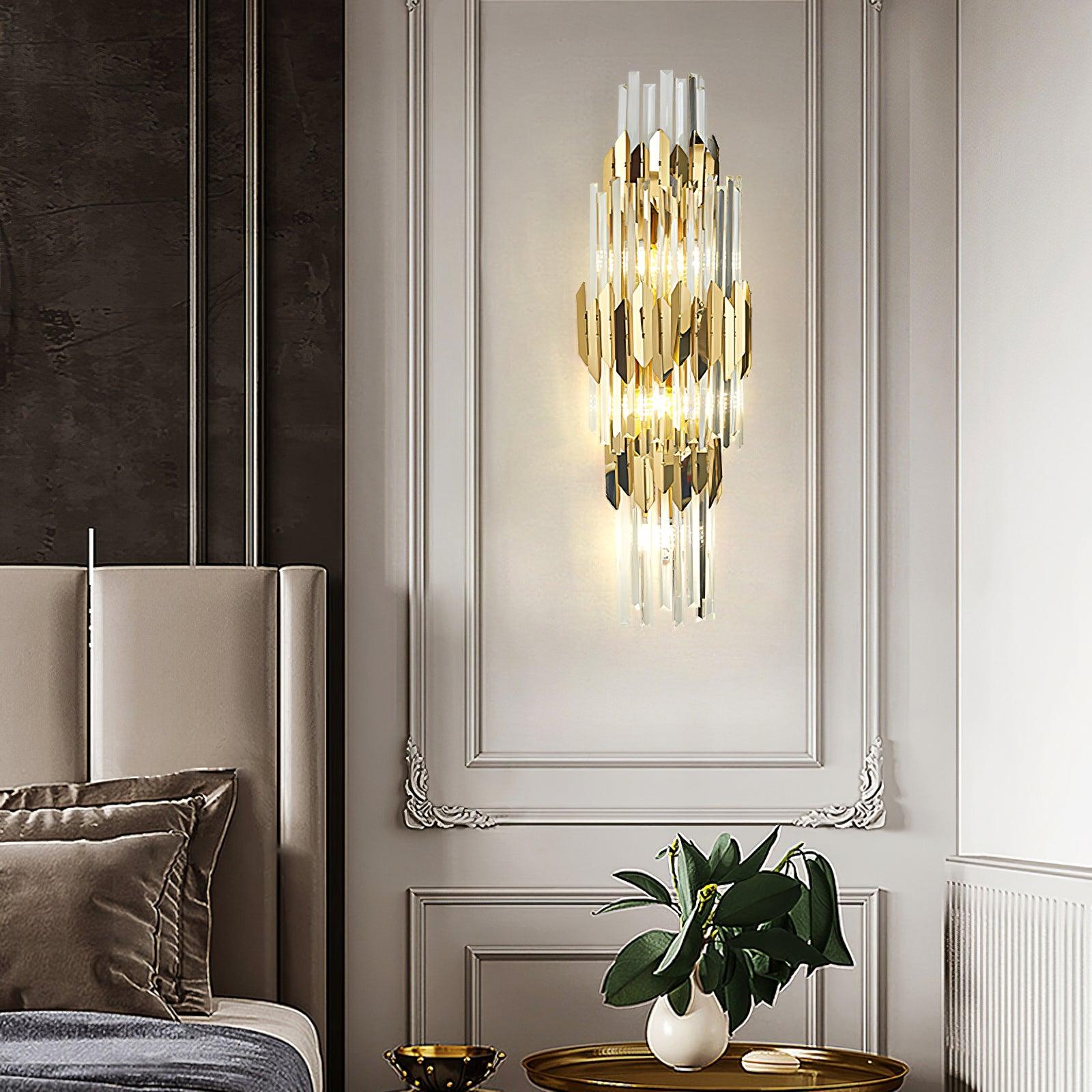 Abrahamson Nordic Art Trois Couches Cristal Luminaire Mural - Neutralighting