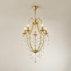 Theresa Lustre Chaînes de Cristal Drapées Vintage - Neutralighting