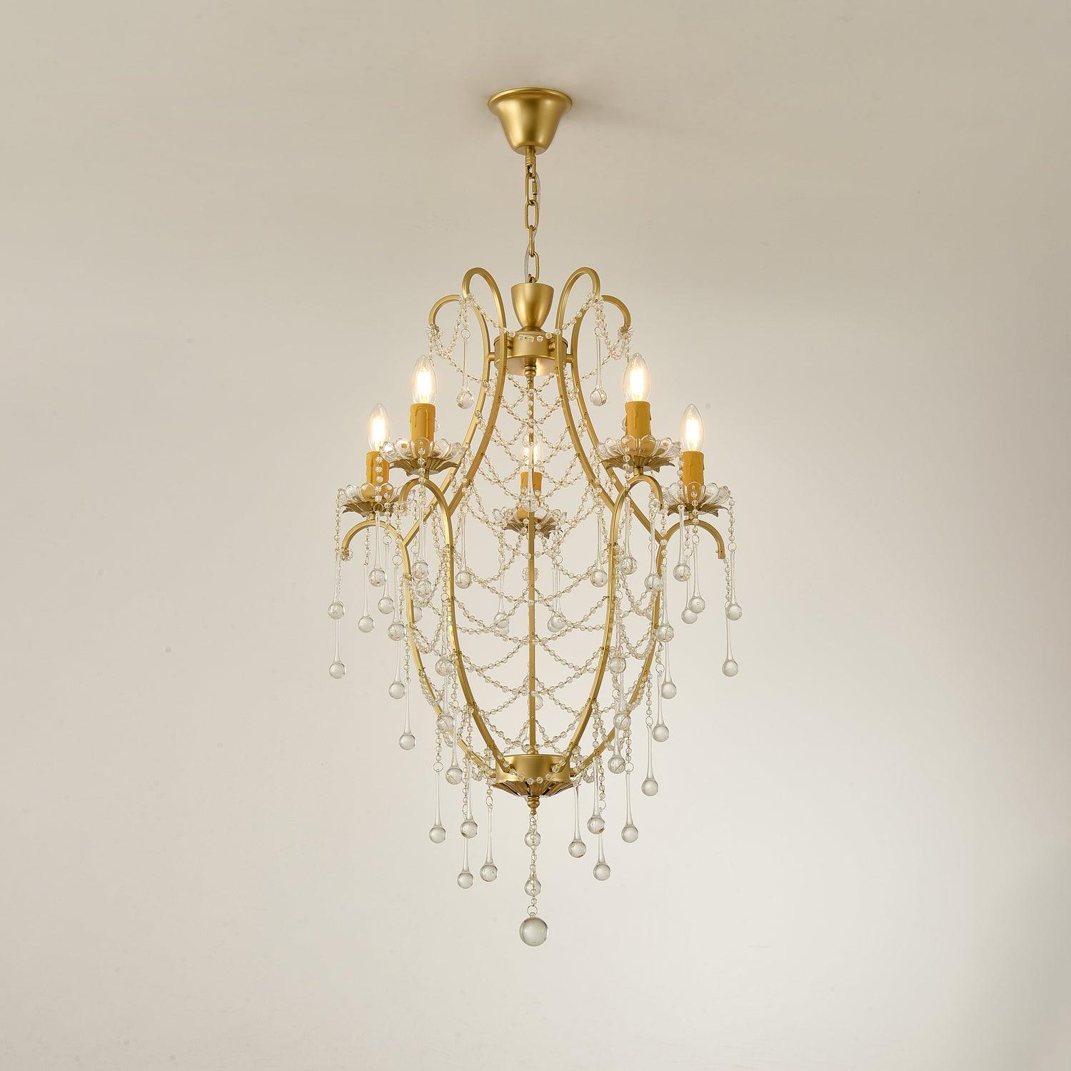 Theresa Lustre Cage à Oiseaux Cristal Élégance - Neutralighting