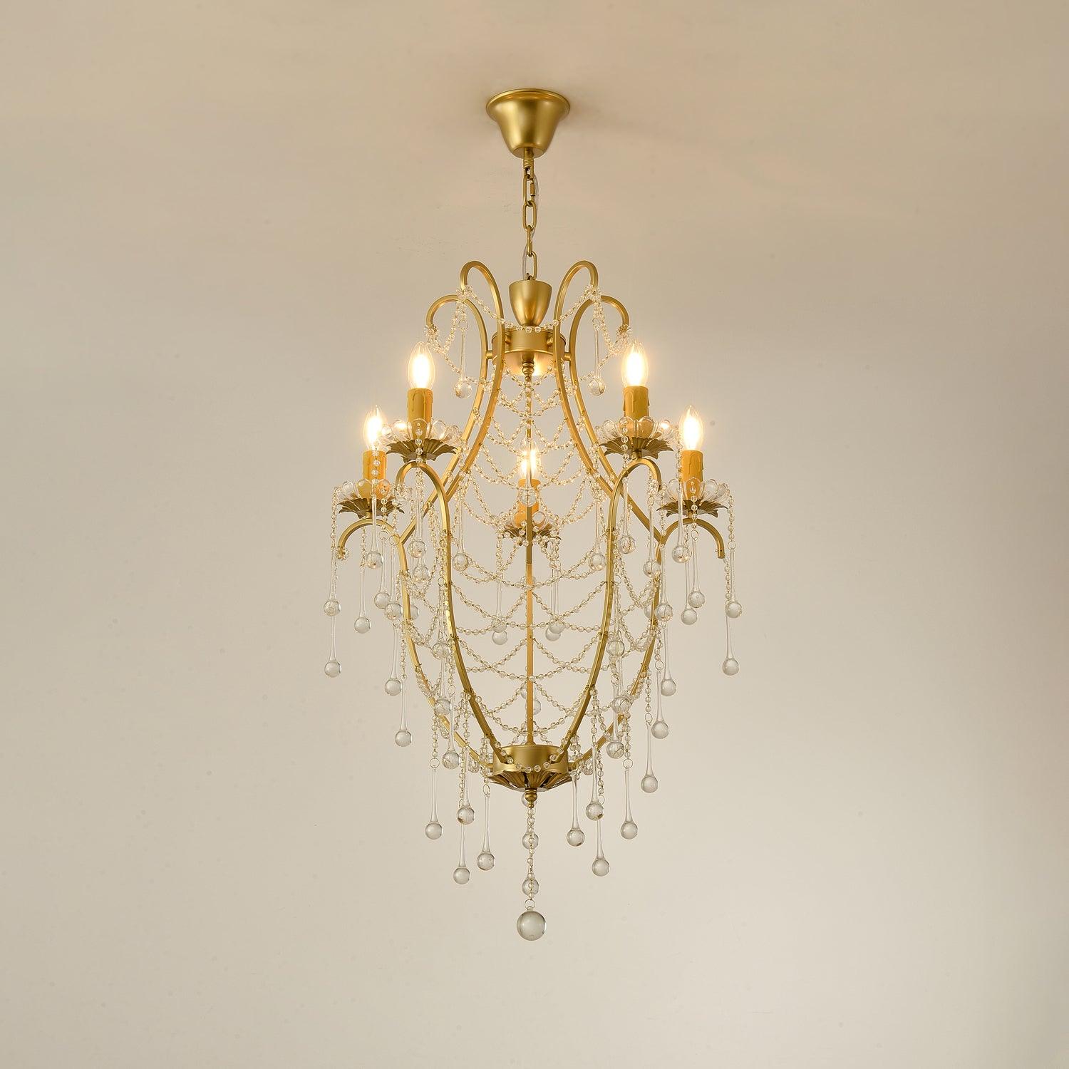 Theresa Lustre Cage à Oiseaux Cristal Élégance - Neutralighting