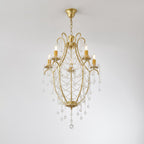 Theresa Lustre Chaînes de Cristal Drapées Vintage - Neutralighting