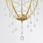 Theresa Lustre Cage à Oiseaux Cristal Élégance - Neutralighting