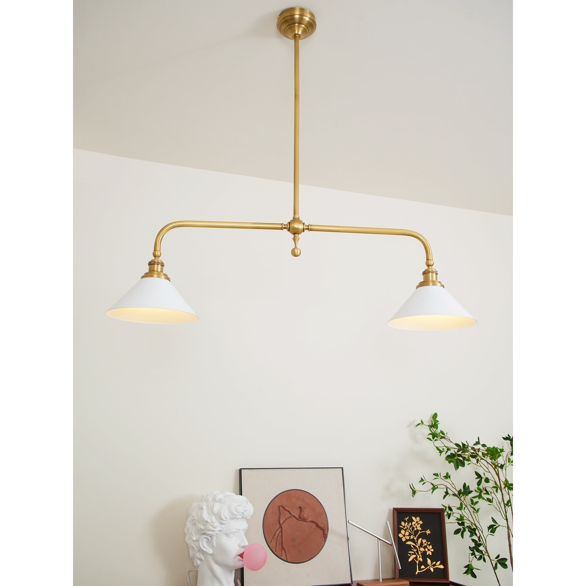 Vallence Luxury Brass Pendant Light - Neutralighting