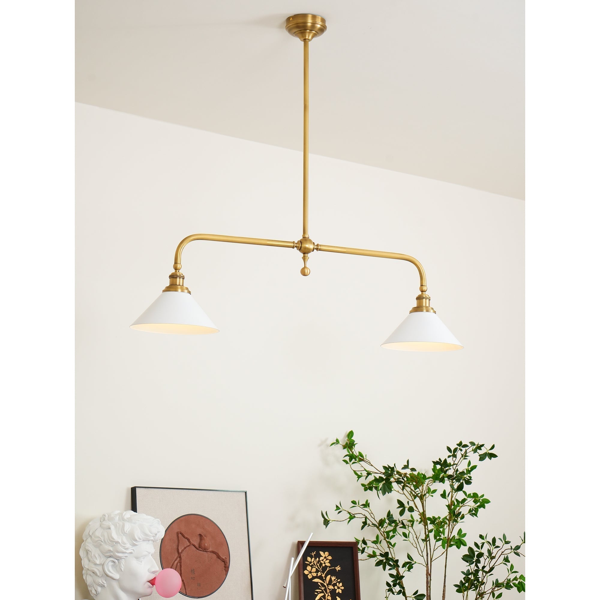 Vallence Luxury Brass Pendant Light - Neutralighting