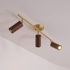 Liora Plafonnier sur Rail en Bois - Neutralighting