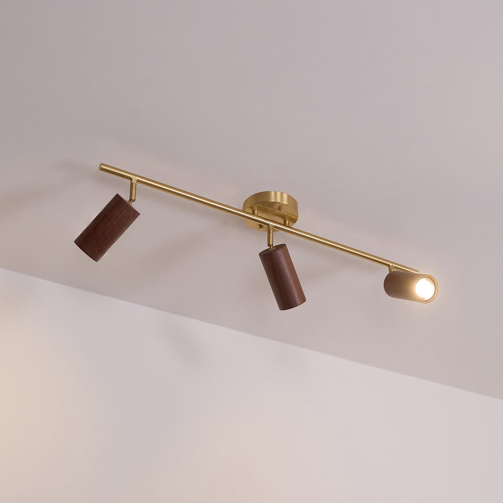 Liora Plafonnier sur Rail en Bois - Neutralighting
