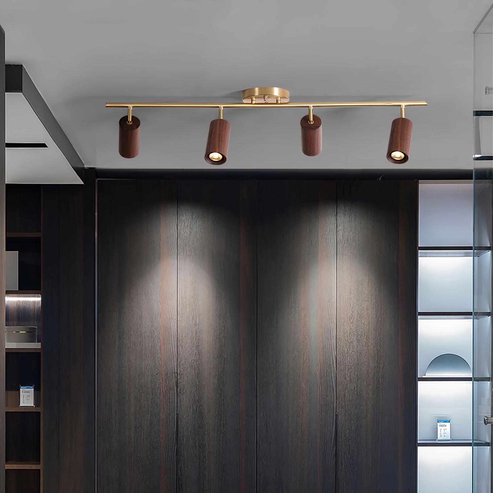 Liora Plafonnier sur Rail en Bois - Neutralighting