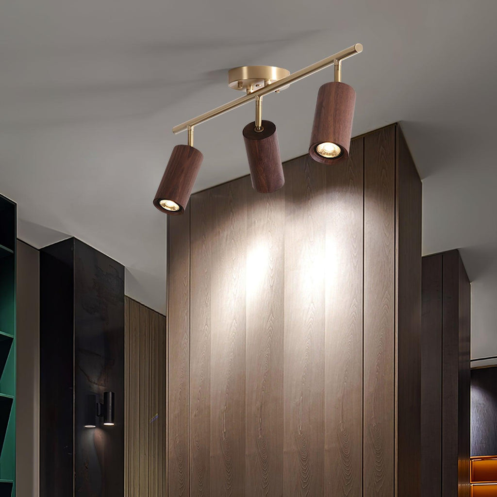Liora Plafonnier sur Rail en Bois - Neutralighting