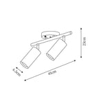 Liora Plafonnier sur Rail en Bois - Neutralighting