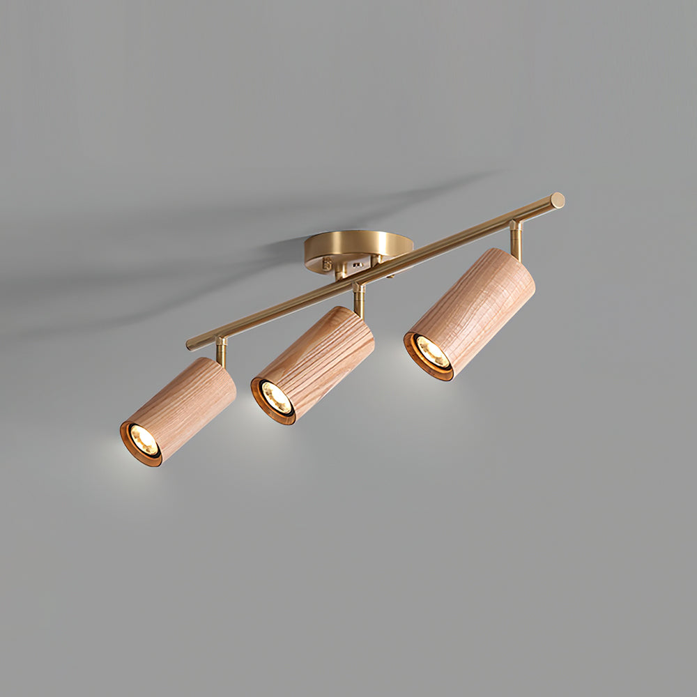 Liora Plafonnier sur Rail en Bois - Neutralighting