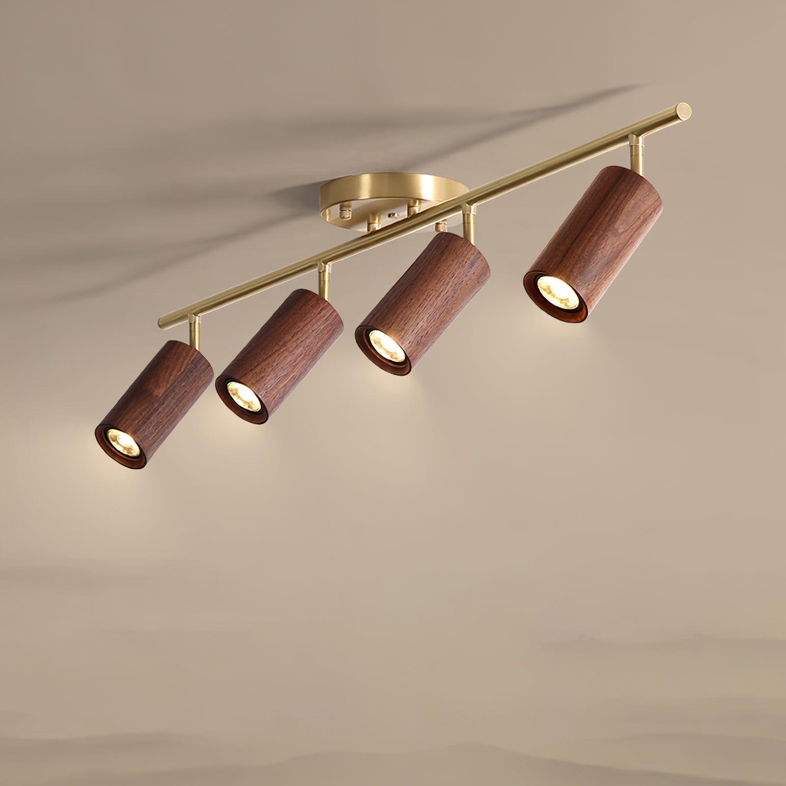 Liora Plafonnier sur Rail en Bois - Neutralighting