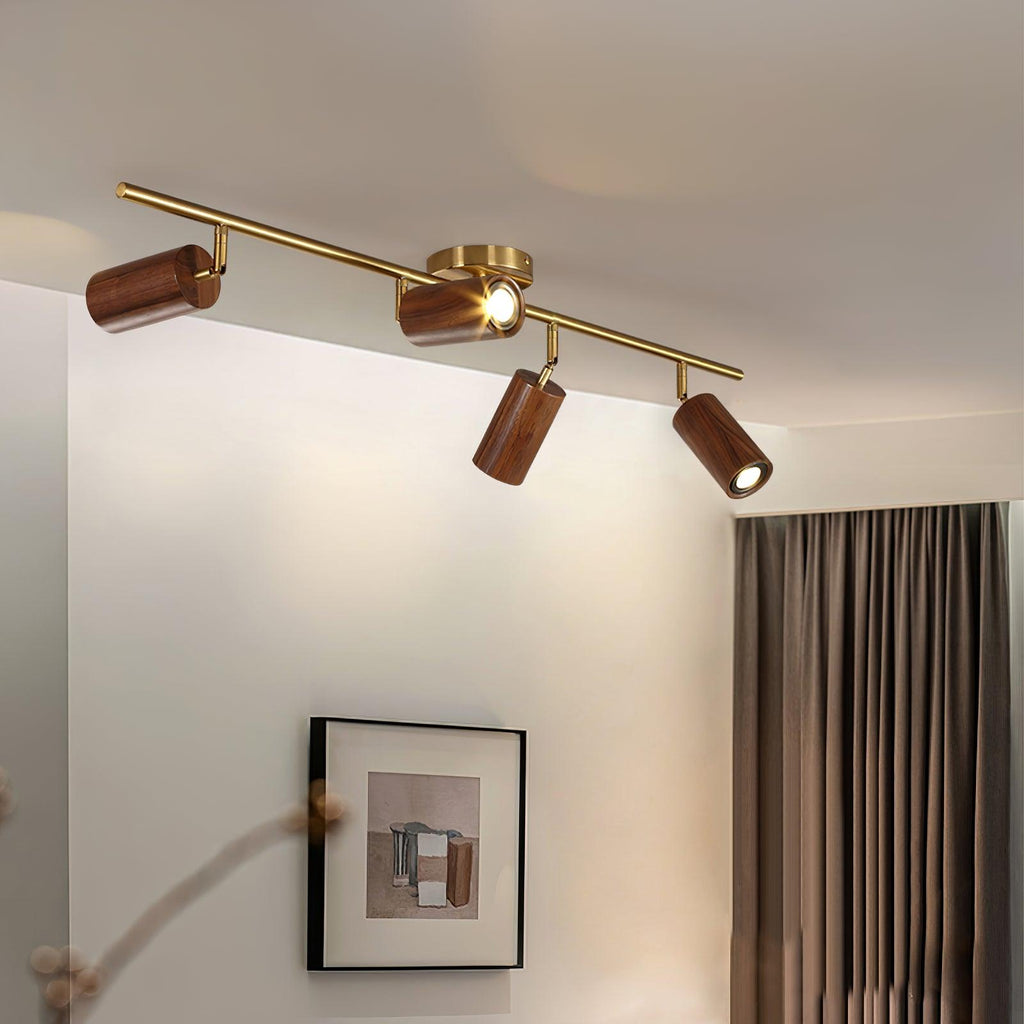 Liora Plafonnier sur Rail en Bois - Neutralighting
