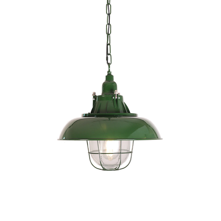 Vemiryra Ancien Industriel Vert Métal Lumière Pendentif - Neutralighting
