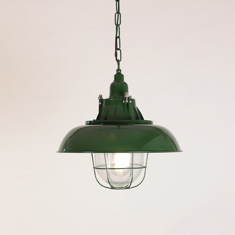 Vemiryra Ancien Industriel Vert Métal Lumière Pendentif - Neutralighting