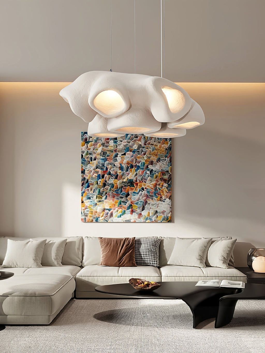 Cloud Lampe Suspendue Moderne en Polystyrène - Neutralighting