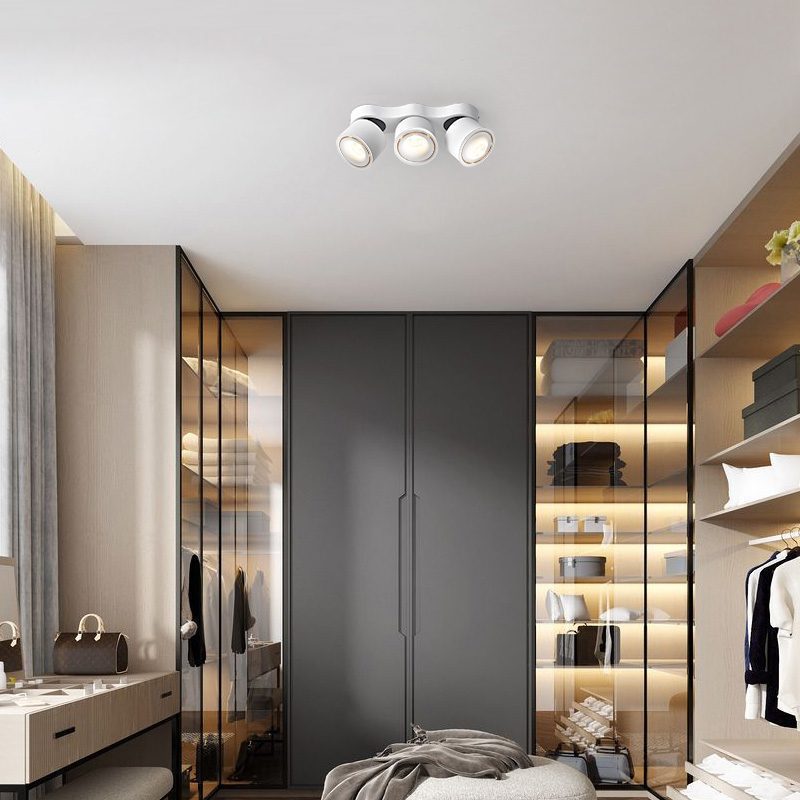Nylaeara Lampe Plafonnier Pliable Rotatif Trois Têtes - Neutralighting