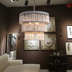 Lustra Chandelier Bois Empilé Perles - Neutralighting