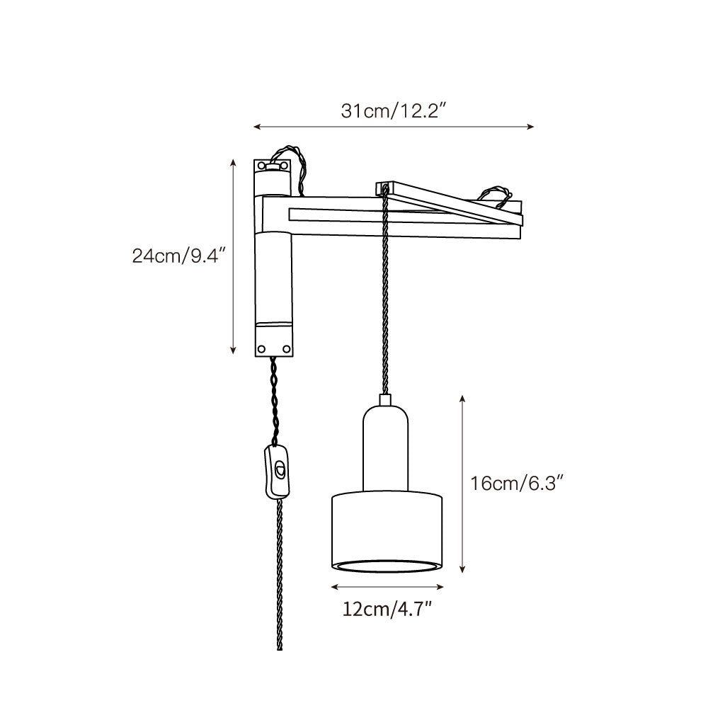 Cezoria Travertin Bras Oscillant Applique Murale - Neutralighting