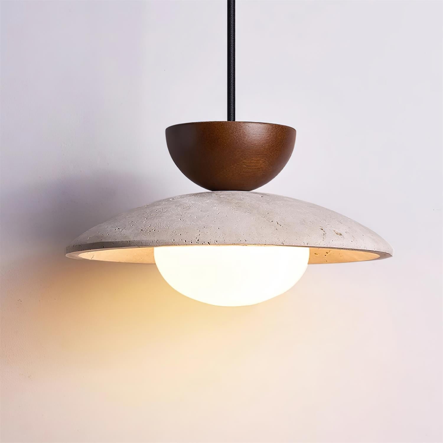 Cleo Suspensions en Travertin - Neutralighting