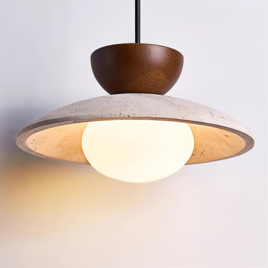 Cleo Suspensions en Travertin - Neutralighting
