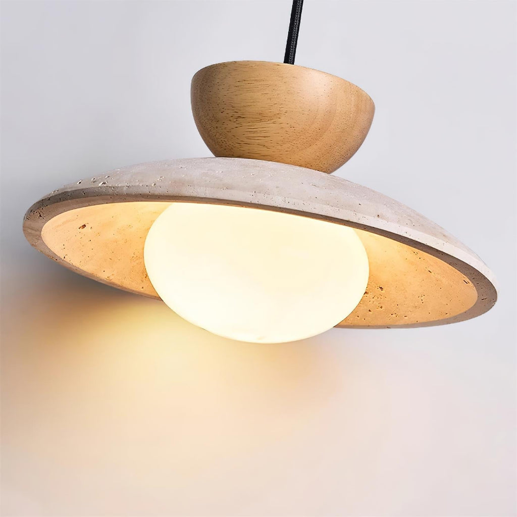 Cleo Suspensions en Travertin - Neutralighting