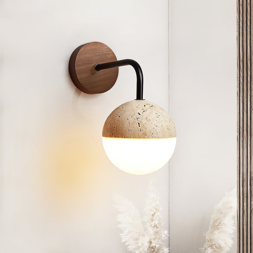 Ivmarila Moderne Minimaliste Travertin Applique Murale - Neutralighting
