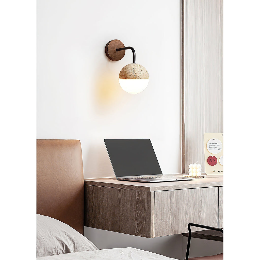 Ivmarila Moderne Minimaliste Travertin Applique Murale - Neutralighting