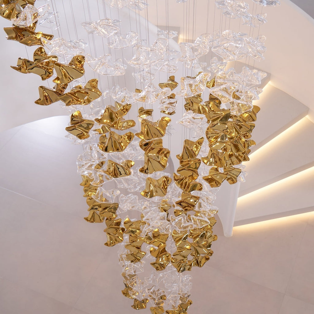 Cezorisra Chandelier Linéaire en Laiton de Luxe - Neutralighting