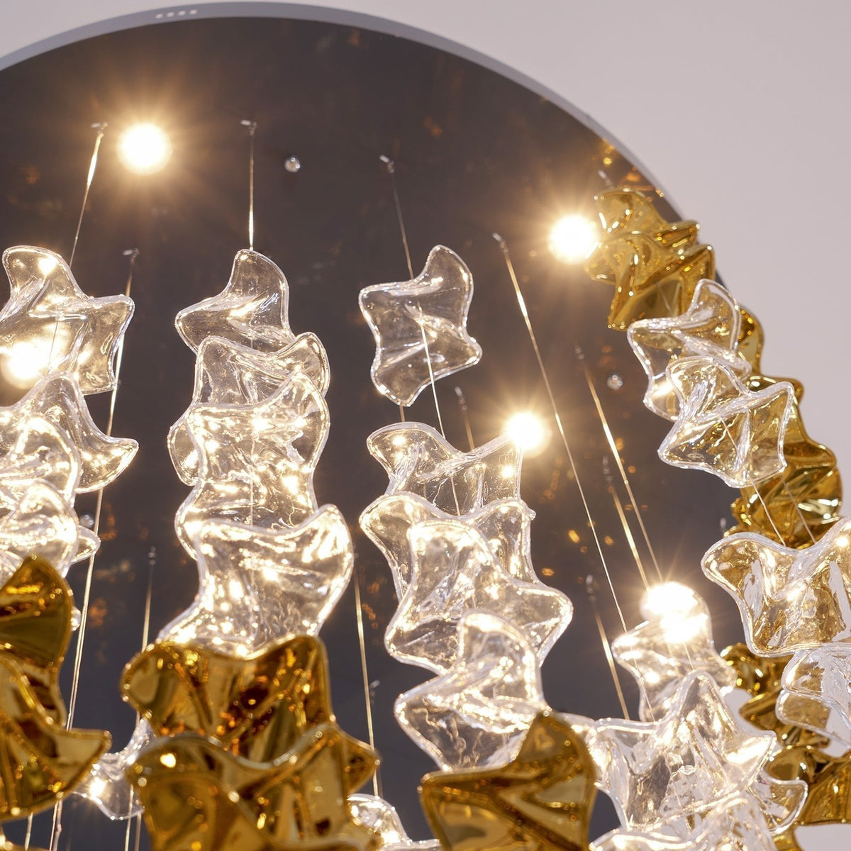 Cezorisra Chandelier Linéaire en Laiton de Luxe - Neutralighting