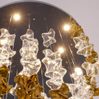 Nephele Chandelier Feuille en Cristal - Neutralighting