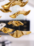 Vecarisra Suspension Lampes Art Verre Tidal Luxe - Neutralighting
