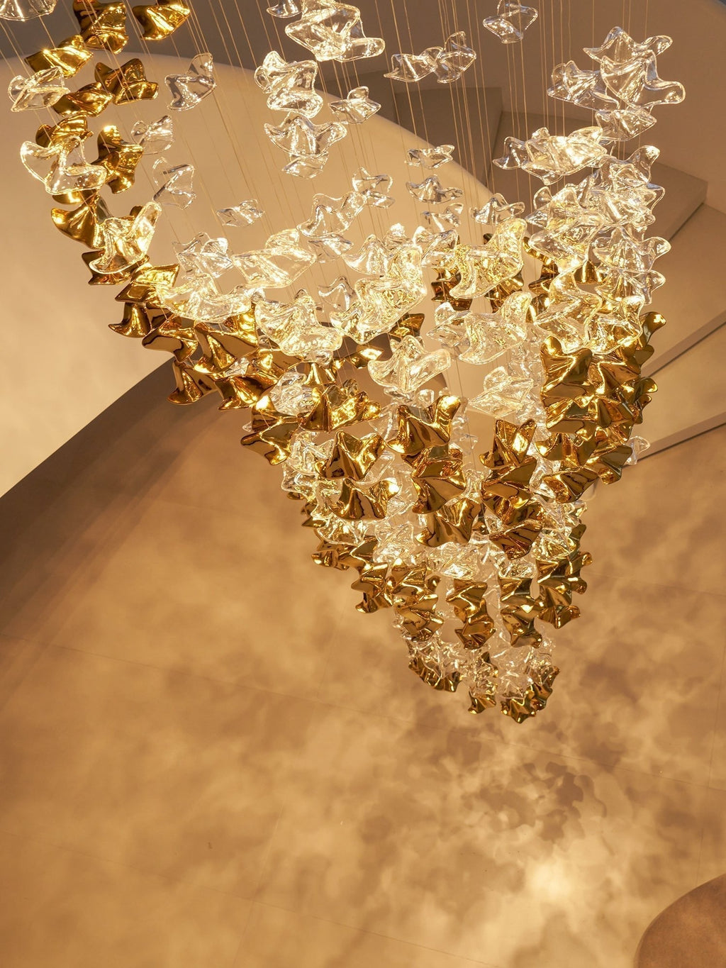 Cezorisra Chandelier Linéaire en Laiton de Luxe - Neutralighting