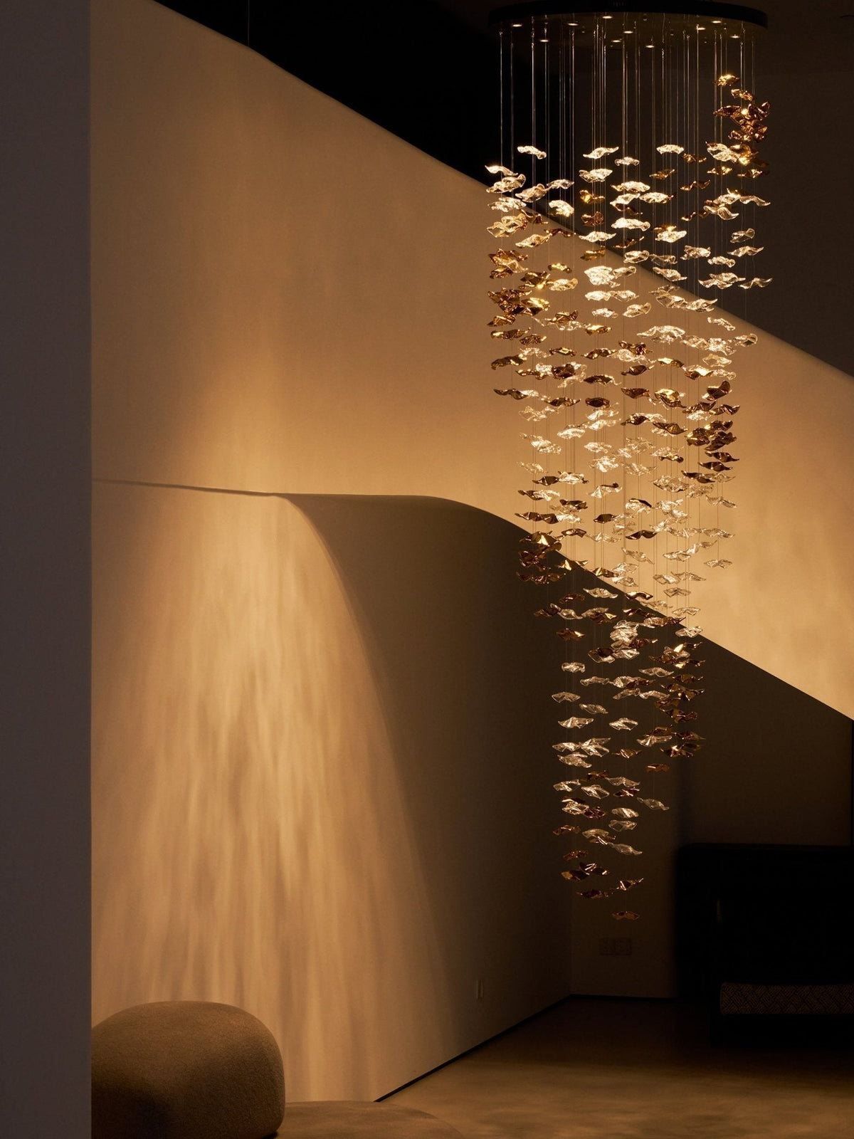 Cezorisra Chandelier Linéaire en Laiton de Luxe - Neutralighting