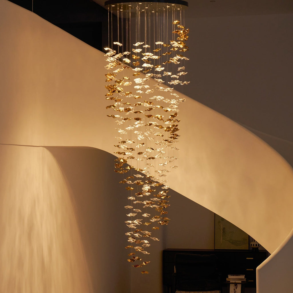 Cezorisra Chandelier Linéaire en Laiton de Luxe - Neutralighting