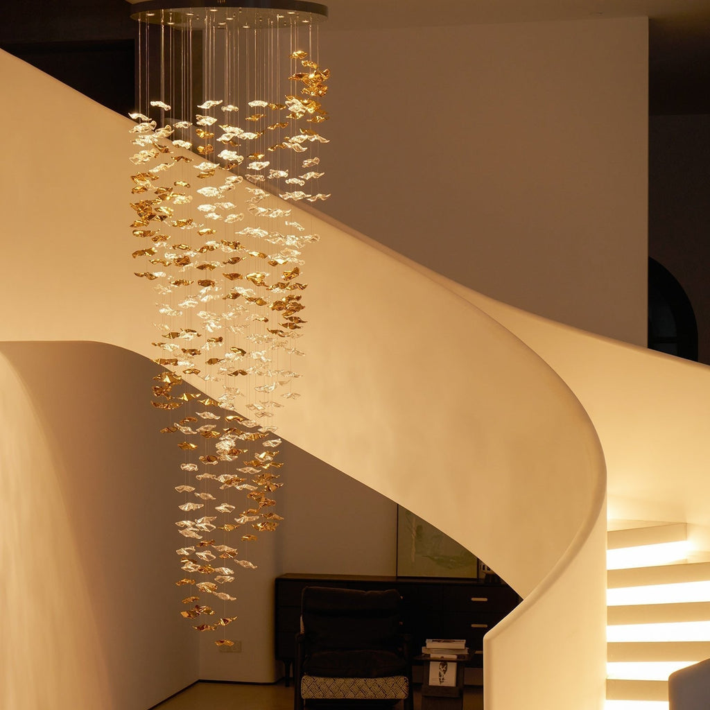 Cezorisra Chandelier Linéaire en Laiton de Luxe - Neutralighting